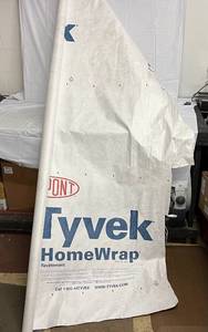 lot 191 image: Half Roll of DuPont Tyvek Home Wrap