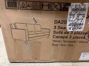 lot 196 image: Bexely 3 Seater Sofa - Gray