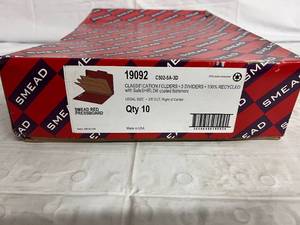 lot 216 image: 10 Brown 3 Divider Clasiification Folders