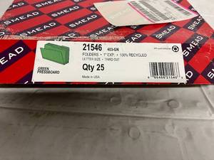 lot 217 image: 25 Green File Folders