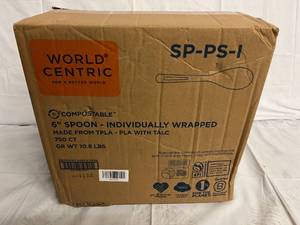lot 219 image: 750 individually Wrapped World Centric Spoons