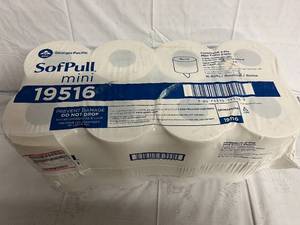 lot 220 image: 16 Rolls of Centerpull 2-Ply Mini Toilet Paper