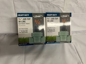 lot 266 image: 2 x 24 Jar-Top In-Line  Sprinkler Valve