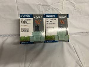 lot 268 image: 2 x 24 Jar-Top In-Line  Sprinkler Valve