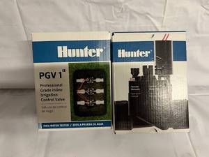 lot 270 image: 2 Hunter PGV 1 Professional Grade Inline Irrigation Control Valves