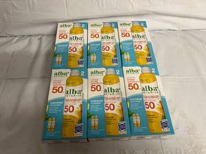 lot 234 image: 6 Boxes of Alba Botanical Hawaiian 50 SPF Coconut Sunscreen