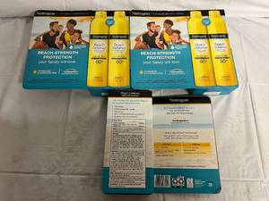lot 226 image: 3 Boxes of Neutrogena Beach Defense WaterSun Protection 60 SPF Spray Sunscreen