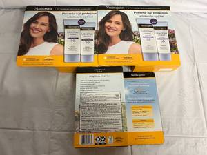 lot 242 image: 3 Boxes of Neutrogena Ultra Sheer Dry-Touch 55 SPF Sunscreen