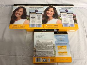 lot 243 image: 3 Boxes of Neutrogena Ultra Sheer Dry-Touch 55 SPF Sunscreen