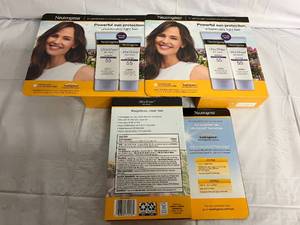 lot 246 image: 3 Boxes of Neutrogena Ultra Sheer Dry-Touch 55 SPF Sunscreen