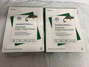 lot 94 image: 2 Packs of Hammermill Premium Cover Color Copy Paper - 162 GSM