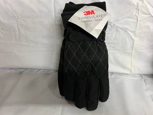 lot 65 image: 5 Pairs of Womens ML 3M Thinsulate Gloves - Black & Gray