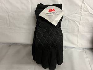 lot 68 image: 5 Pairs of Womens ML 3M Thinsulate Gloves - Black & Gray