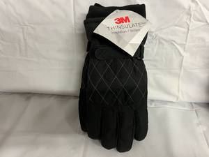 lot 69 image: 5 Pairs of Womens ML 3M Thinsulate Gloves - Black & Gray