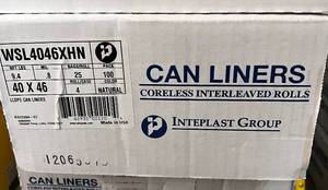 lot 105 image: 25 Rolls of Natural Colored Can Liners - 40 x 46