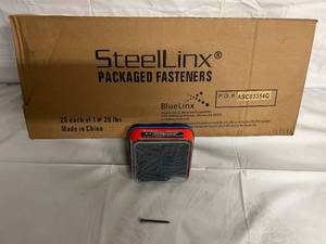 lot 284 image: 20 x 1lb Containers of SteelLinx Drywall Screws - #6 x 2