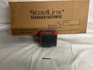 lot 289 image: 20 x 1lb Containers of SteelLinx Drywall Screws - #6 x 2