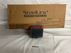 lot 291 image: 20 x 1lb Containers of SteelLinx Drywall Screws - #6 x 2