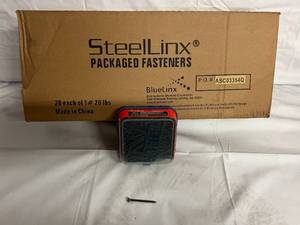 lot 295 image: 20 x 1lb Containers of SteelLinx Drywall Screws - #6 x 2