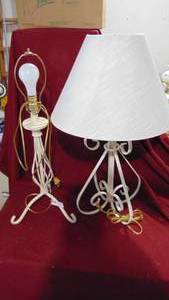 lot 51 image: 2 - Metal Lamps