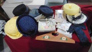 lot 62 image: Lot of Hats and Purses