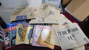 lot 72 image: Lot of Vintage Papers and Magazines