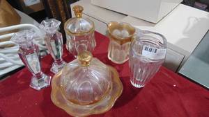 lot 83 image: Breakfast Set and Misc Crystal
