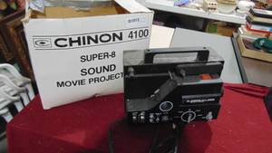 lot 106 image: Chinon 4100 Super 8 Movie Projector