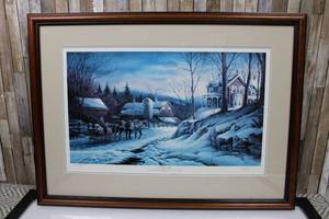 lot 8 image: Coming Home Terry Redlin American Memories Series 16432400