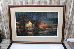 lot 1 image: That Special Time Terry Redlin Signed Print