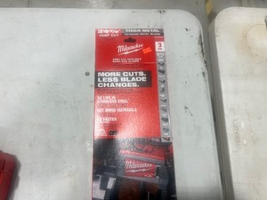 MILWAUKEE 44-78 DEEP CUT EXTREME METAL BLADE 3PK 48-39-0601