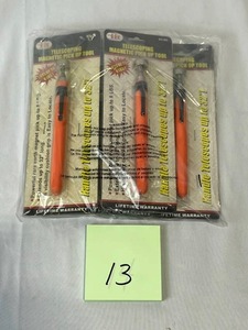 (5) New Illinois Industrial Tools Telescoping Magnetic Pick Up Tools