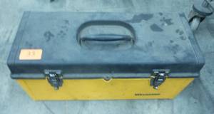 Toolbox with various tools