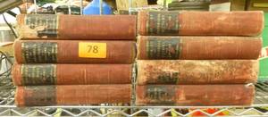 1908 Library of Universal History 8 volumes AND 2 volumes Heating and Plumbing 1909