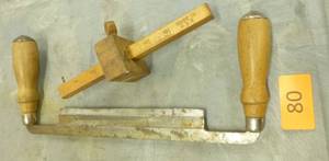 Vintage Carvingshaping knife and measuring tool