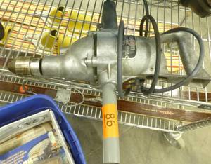 vintage Black & Decker 12 inch electric drill - works