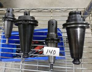 4 tool holders 2 cat40 and 2 cat50
