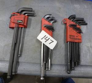 3 hex wrench sets