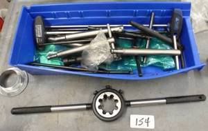 Misc lathe tools and die threader