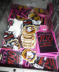 Box full of stickers - 3 styles
