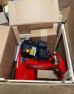 lot 49 image: Troy-Bilt Colt 24 in. 208 cc OHV Engine Front Tine Forward Rotating Gas Garden Tiller with Adjustable Tilling Width (MISSING THE TILLER TINES) ($649 Retail Value)