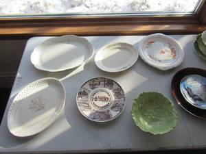 lot 50 image: Lot of Misc. Vintage Platters, Plates, and bowls.