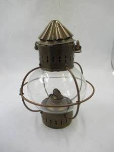 lot 62 image: Vintage Kerosene Lantern. Farmhouse. Cottage Core.