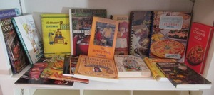 lot 95 image: Lot of 15 Vintage Cookbooks. Granny Cottage Core. 