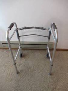 lot 107 image: Walker. Guardian Brand. Foldable. Health aid. 