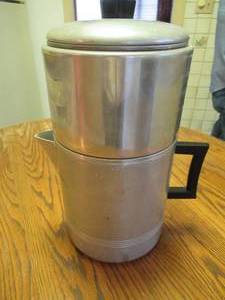 lot 116 image: Vintage Drip-O-Lator Coffee PotCoffee Maker. Vintage Coffee Percolator. Farmhouse. 