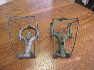 lot 120 image: 2 Antique Mole Traps. NASH. ANT.