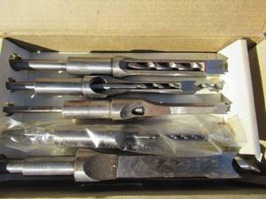lot 158 image: 5 Piece Mortising Bit & Chisel Set