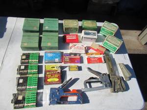 lot 179 image: Lot of Boxes of Staples and Staplers