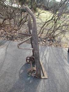 lot 199 image: Antique Dolly. Cottage Core. Farmhouse. 